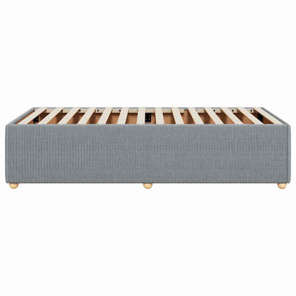 Giroletto senza Materasso Grigio Chiaro 90x190 cm Tessuto | homemem39