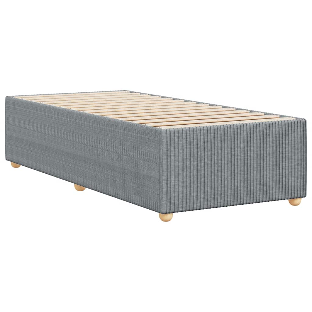 Giroletto senza Materasso Grigio Chiaro 90x190 cm Tessuto | homemem39