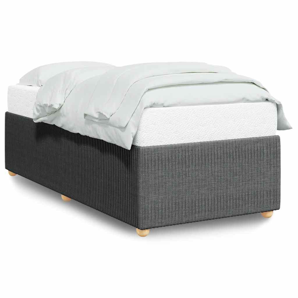 Giroletto senza Materasso Grigio Scuro 90x190 cm Tessuto | homemem39