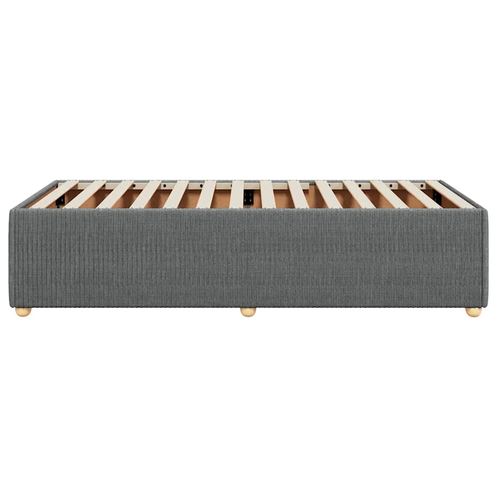 Giroletto senza Materasso Grigio Scuro 90x190 cm Tessuto | homemem39