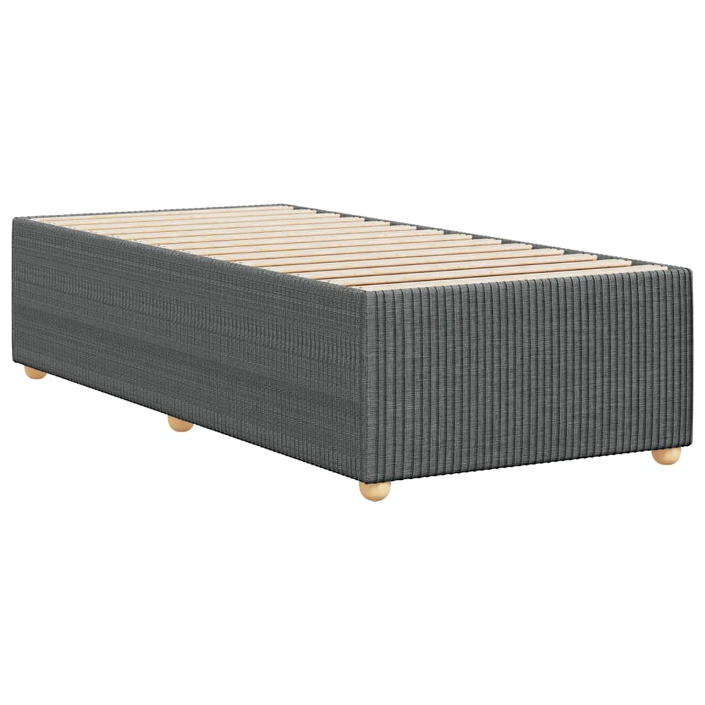 Giroletto senza Materasso Grigio Scuro 90x190 cm Tessuto | homemem39