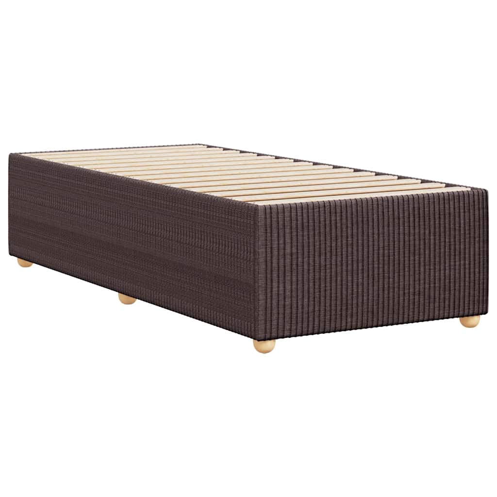 Giroletto senza Materasso Marrone Scuro 90x190 cm Tessuto | homemem39