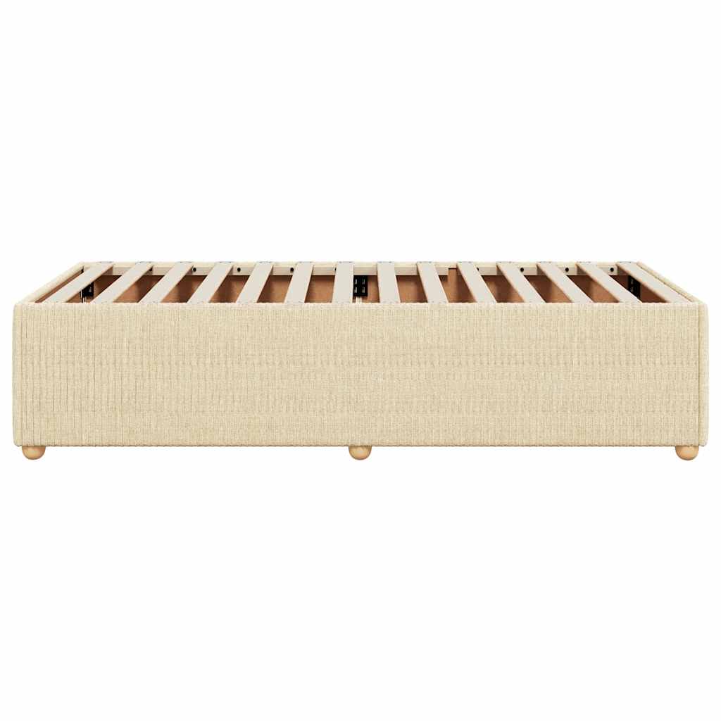 Giroletto senza Materasso Crema 90x190 cm in Tessuto | homemem39
