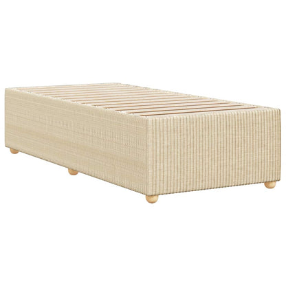 Giroletto senza Materasso Crema 90x190 cm in Tessuto | homemem39