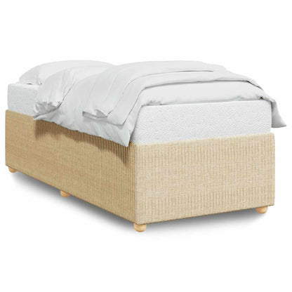 Giroletto senza Materasso Crema 90x200 cm in Tessuto | homemem39