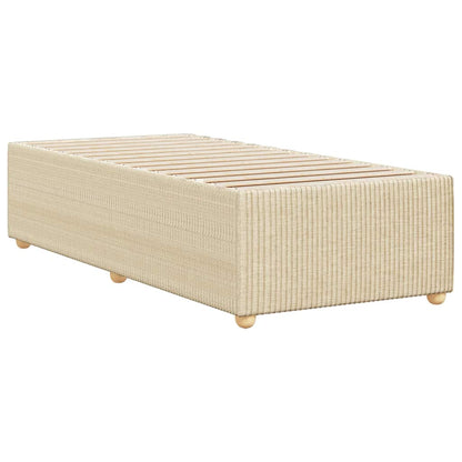 Giroletto senza Materasso Crema 90x200 cm in Tessuto | homemem39