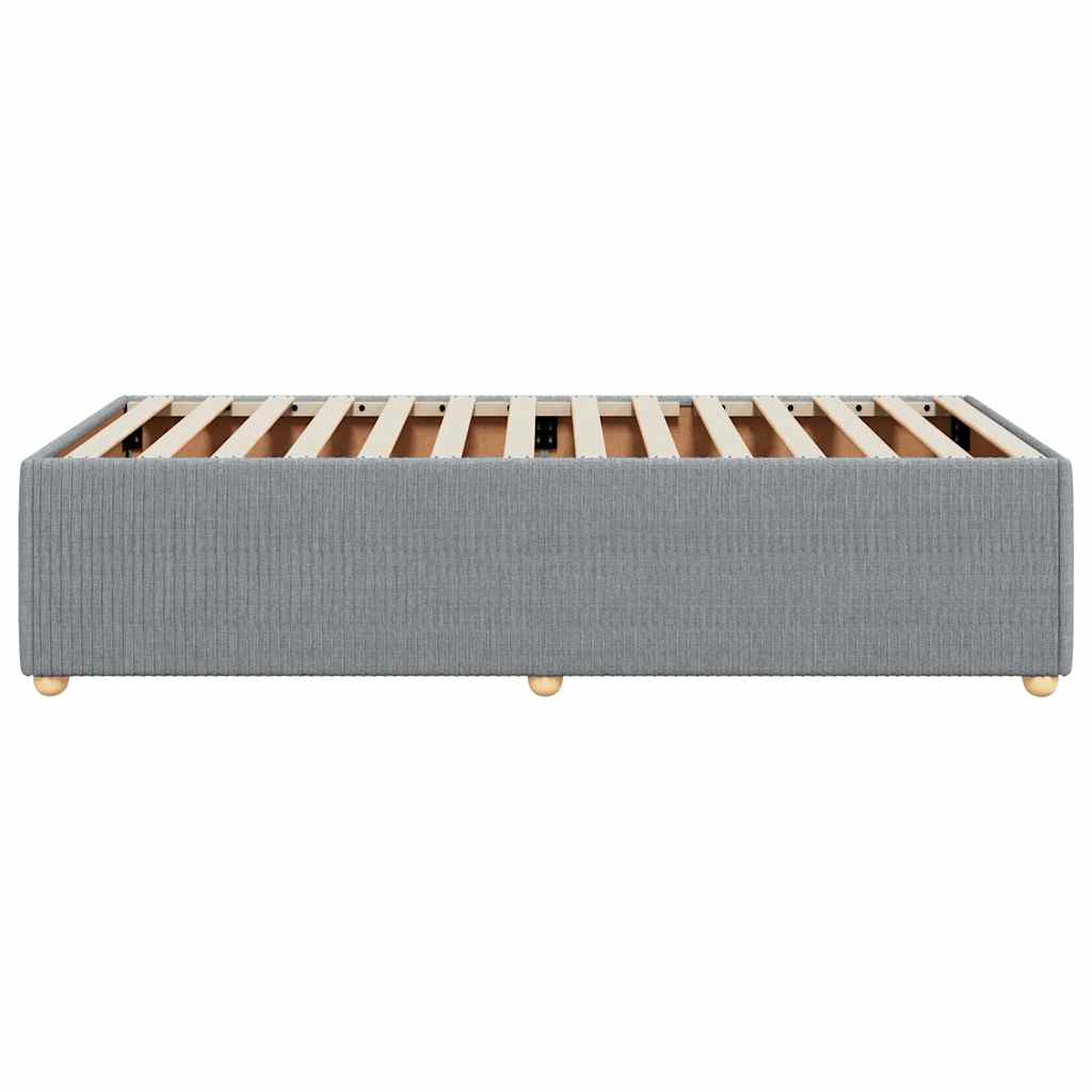 Giroletto senza Materasso Grigio Chiaro 100x200 cm Tessuto - homemem39