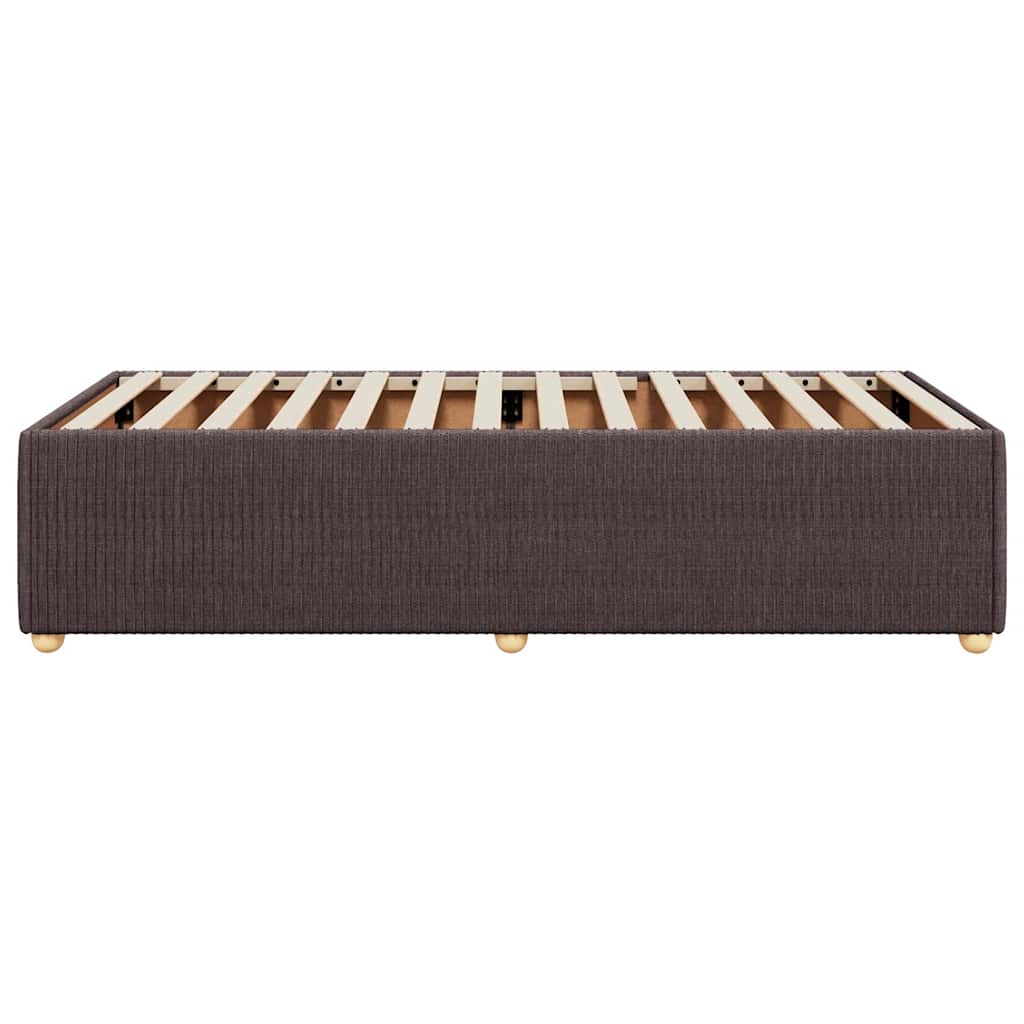 Giroletto senza Materasso Marrone Scuro 100x200 cm Tessuto | homemem39