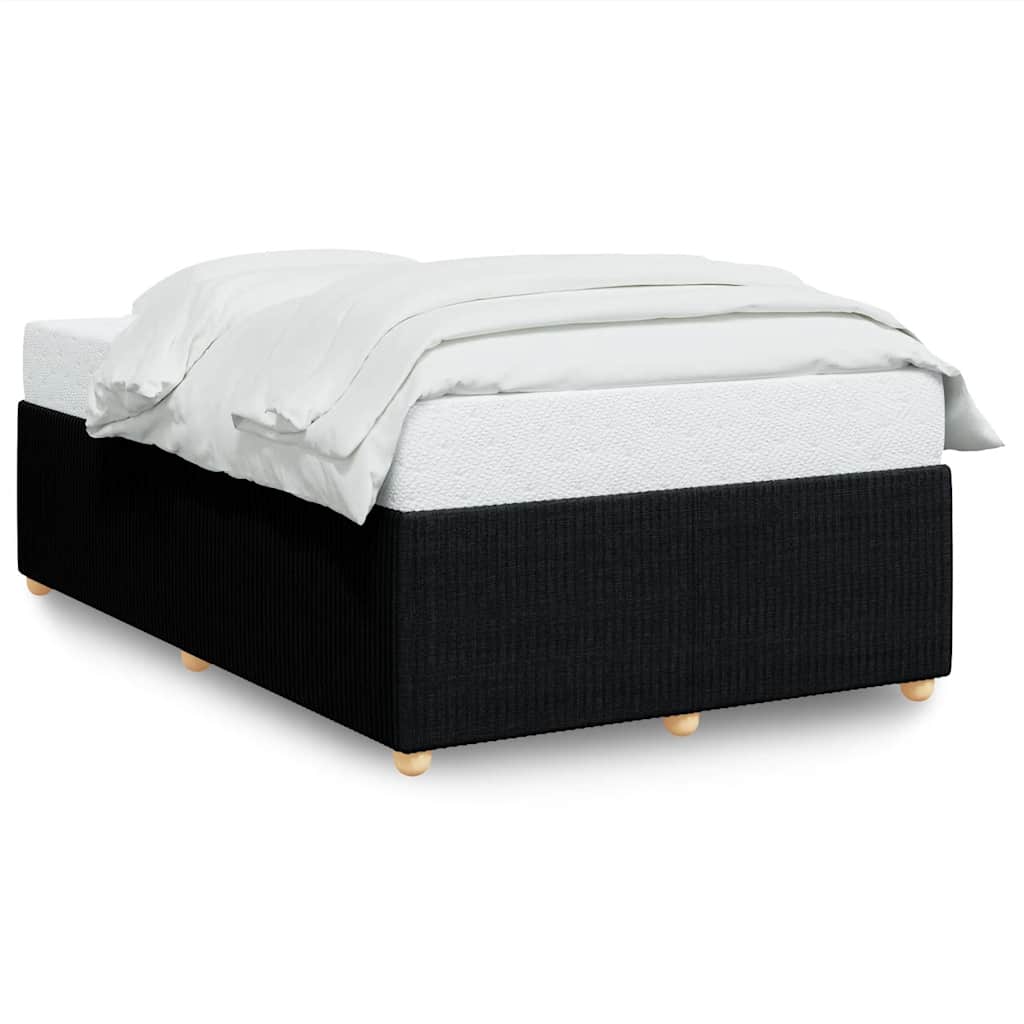 Giroletto senza Materasso Nero 120x190 cm in Tessuto | homemem39