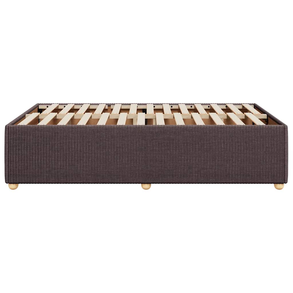 Giroletto senza Materasso Marrone Scuro 80x200 cm in Tessuto | homemem39