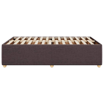 Giroletto senza Materasso Marrone Scuro 80x200 cm in Tessuto | homemem39