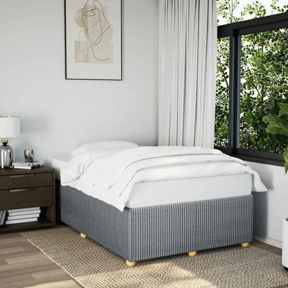 Giroletto senza Materasso Grigio Chiaro 120x200 cm Tessuto | homemem39