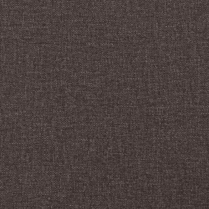 Giroletto senza Materasso Marrone Scuro 120x200 cm Tessuto