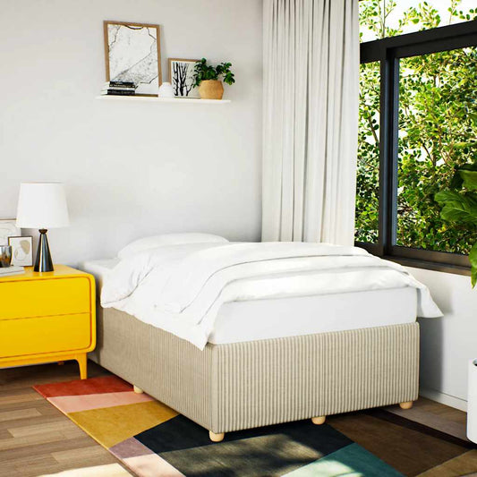 Giroletto senza Materasso Crema 120x200 cm Tessuto - homemem39