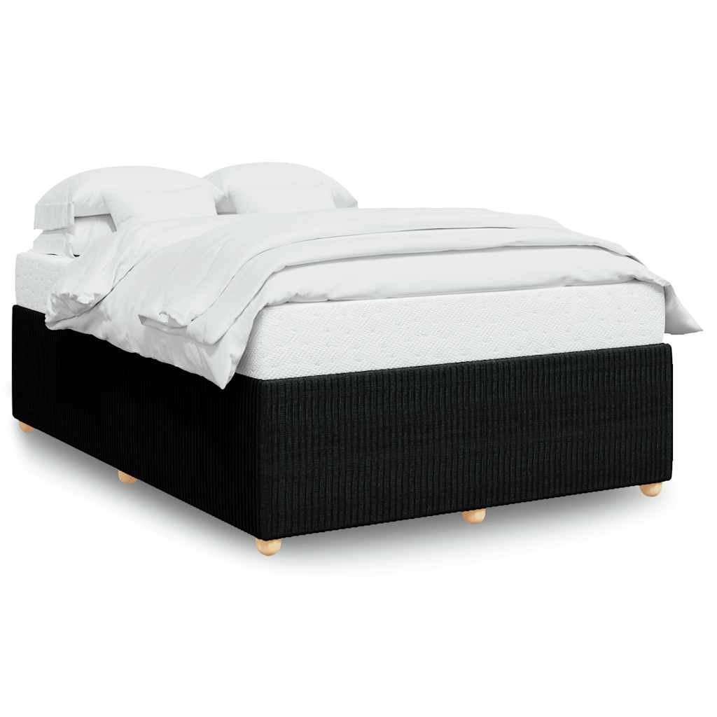 Giroletto senza Materasso Nero 140x190 cm in Tessuto | homemem39