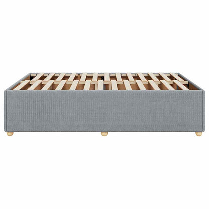 Giroletto senza Materasso Grigio Chiaro 140x200 cm Tessuto | homemem39