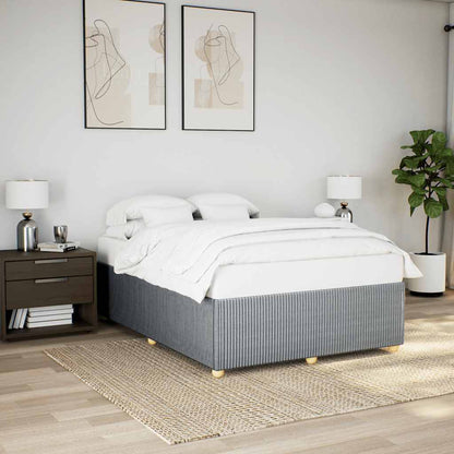 Giroletto senza Materasso Grigio Chiaro 140x200 cm Tessuto | homemem39