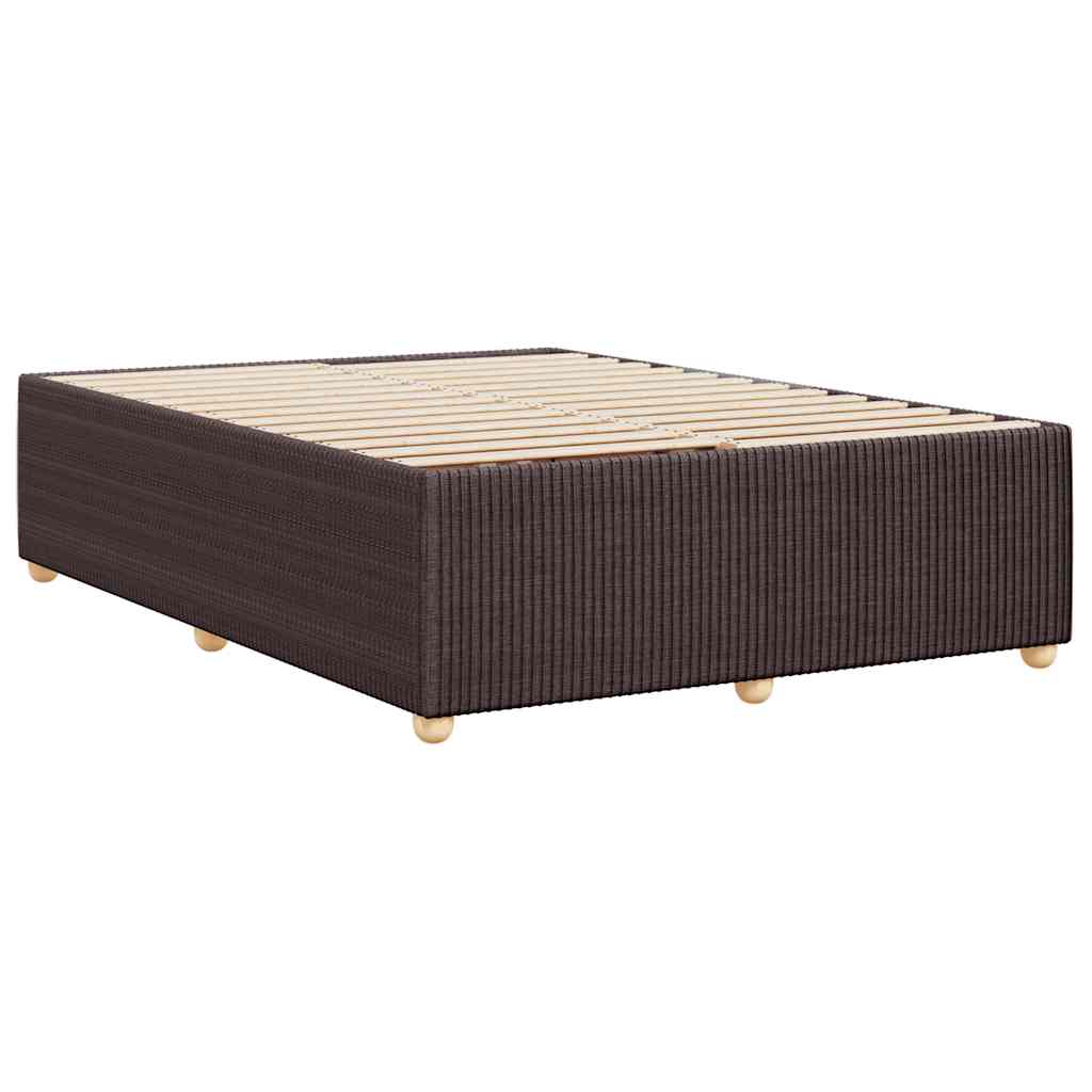 Giroletto senza Materasso Marrone Scuro 140x200 cm Tessuto | homemem39