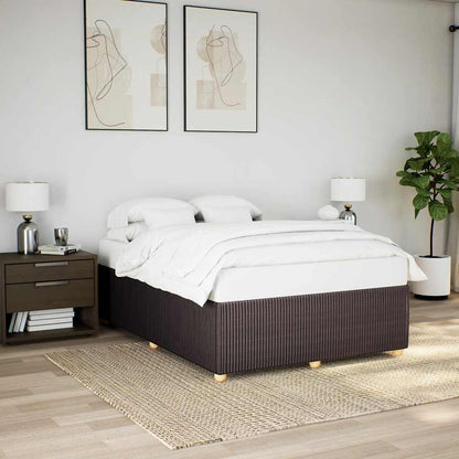 Giroletto senza Materasso Marrone Scuro 140x200 cm Tessuto | homemem39