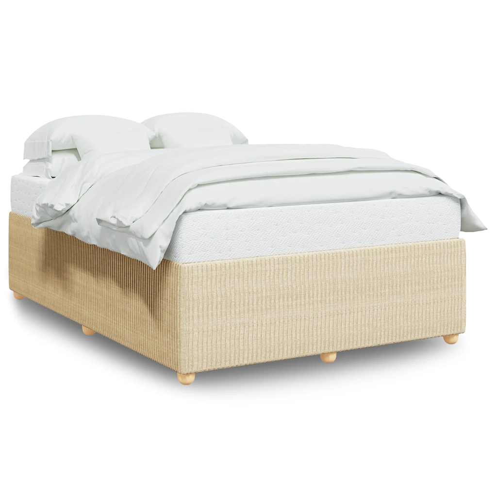 Giroletto senza Materasso Crema 140x200 cm in Tessuto | homemem39