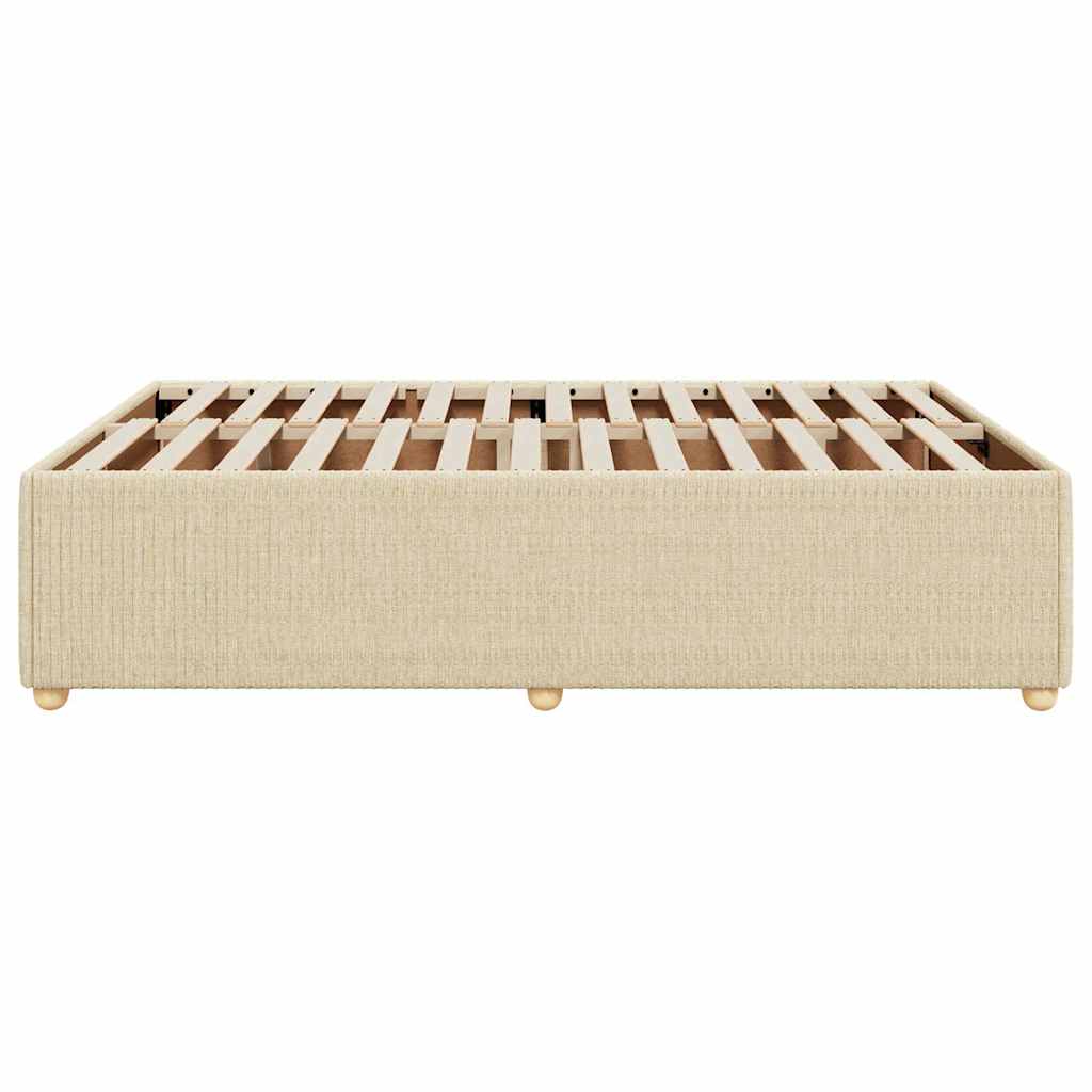 Giroletto senza Materasso Crema 140x200 cm in Tessuto | homemem39