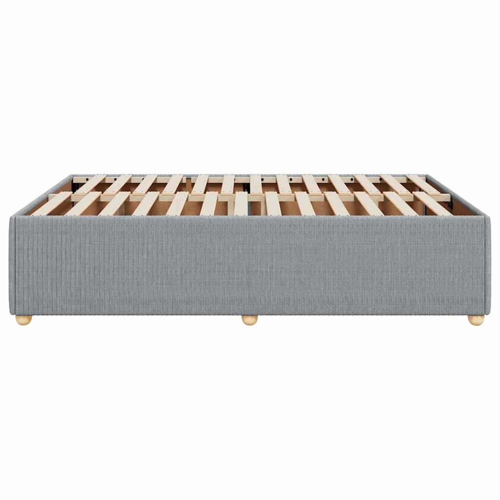 Giroletto senza Materasso Grigio Chiaro 160x200 cm Tessuto | homemem39