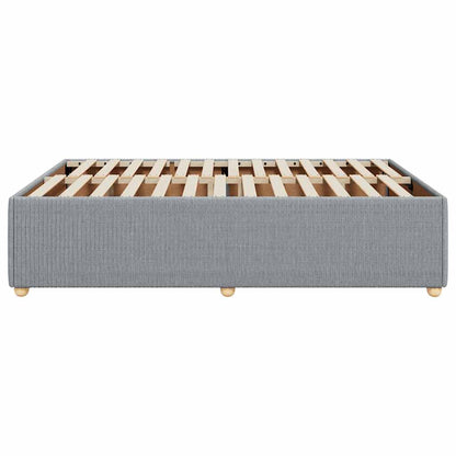 Giroletto senza Materasso Grigio Chiaro 160x200 cm Tessuto | homemem39
