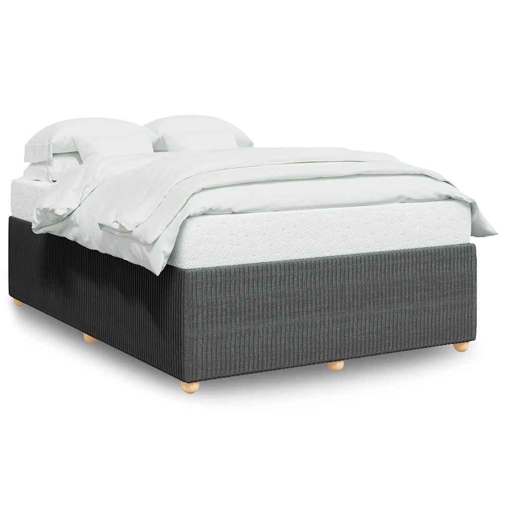 Giroletto senza Materasso Grigio Scuro 160x200 cm Tessuto | homemem39