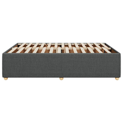 Giroletto senza Materasso Grigio Scuro 160x200 cm Tessuto | homemem39