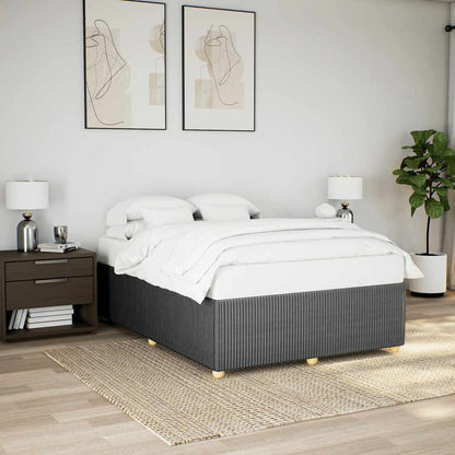 Giroletto senza Materasso Grigio Scuro 160x200 cm Tessuto | homemem39