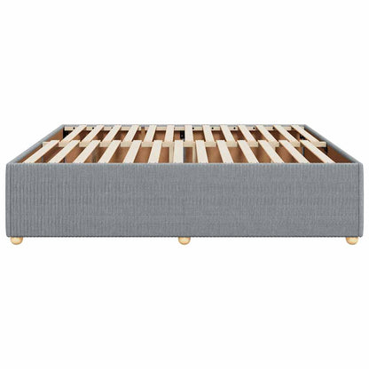 Giroletto senza Materasso Grigio Chiaro 180x200 cm Tessuto - homemem39