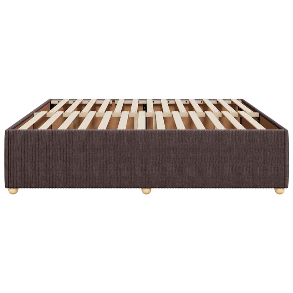 Giroletto senza Materasso Marrone Scuro 180x200 cm Tessuto | homemem39