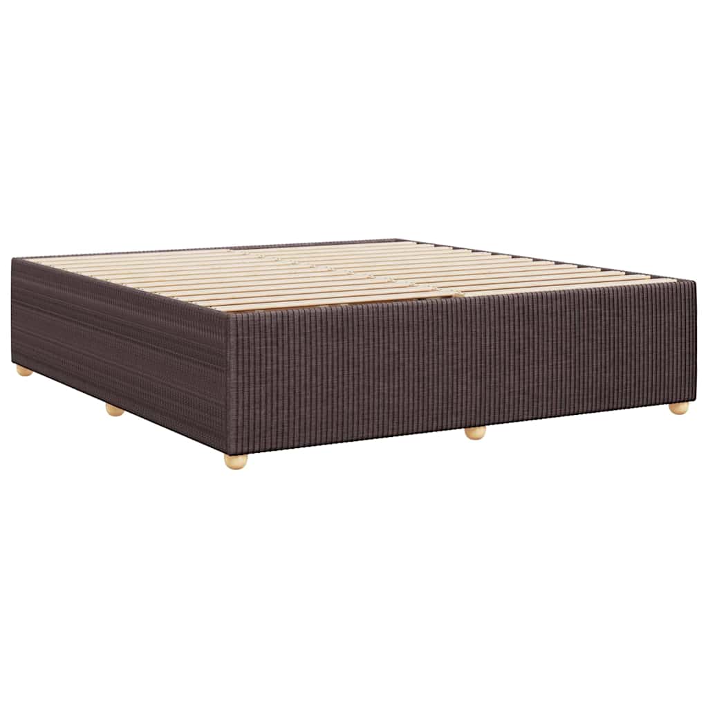 Giroletto senza Materasso Marrone Scuro 180x200 cm Tessuto | homemem39