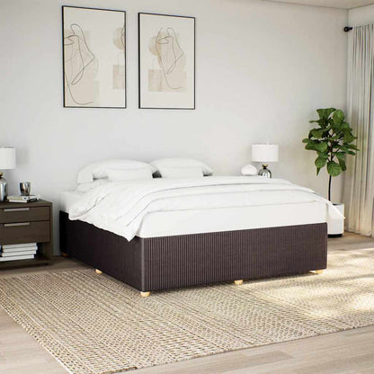 Giroletto senza Materasso Marrone Scuro 180x200 cm Tessuto | homemem39