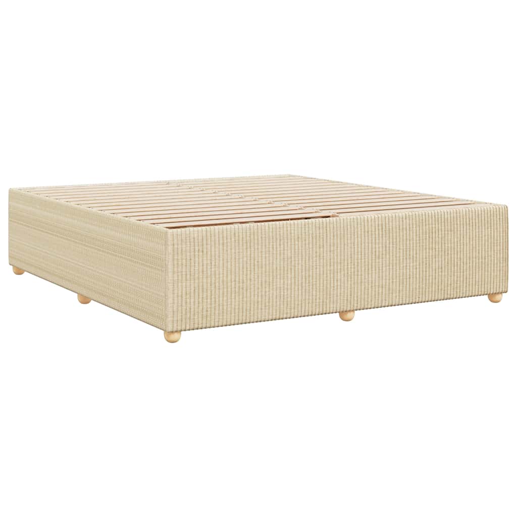 Giroletto senza Materasso Crema 180x200 cm in Tessuto | homemem39