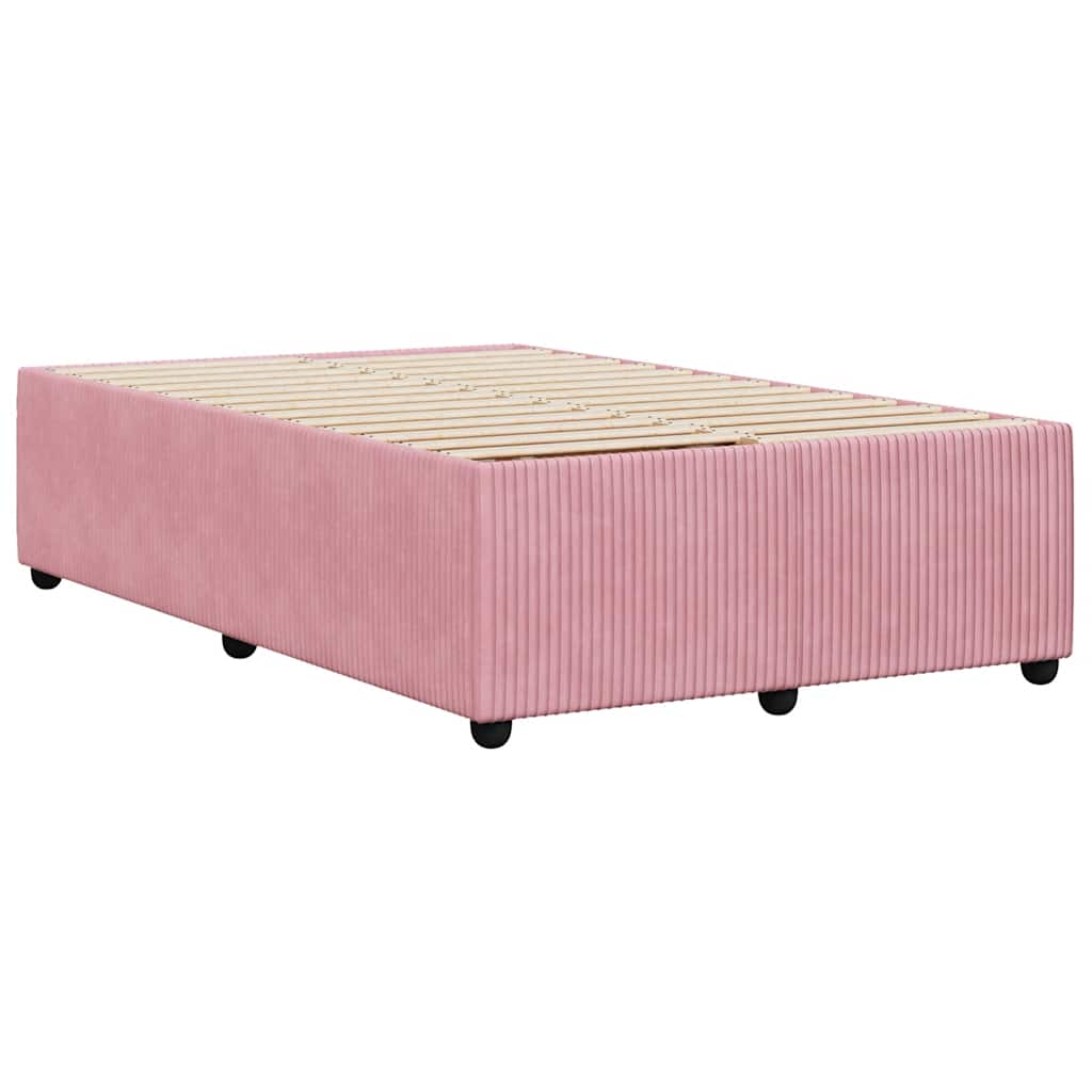 Giroletto senza Materasso Rosa 120x190 cm Velluto | homemem39