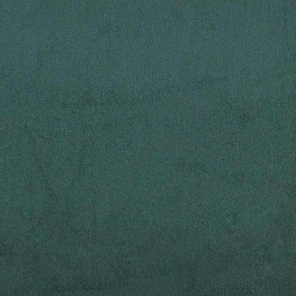 Giroletto senza Materasso Verde Scuro 140x200 cm in Velluto - homemem39