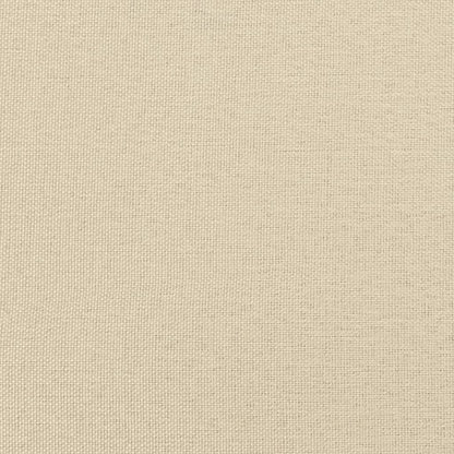 Giroletto a Molle con Materasso Crema 90x190 cm in Tessuto