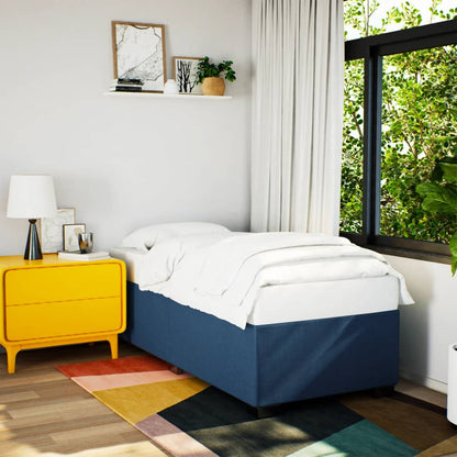 Giroletto a Molle con Materasso Blu 90x200 cm inTessuto | homemem39