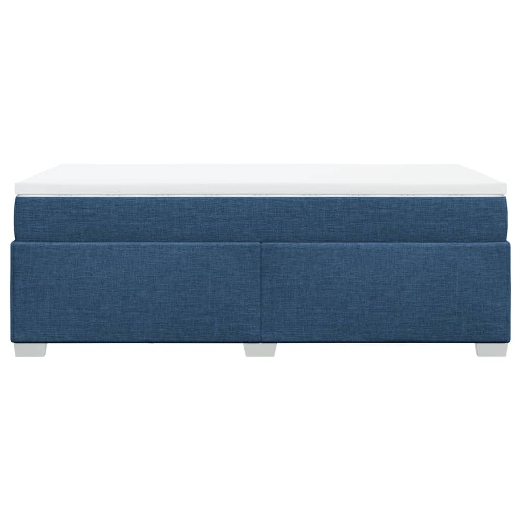 Giroletto a Molle con Materasso Blu 90x200 cm inTessuto | homemem39
