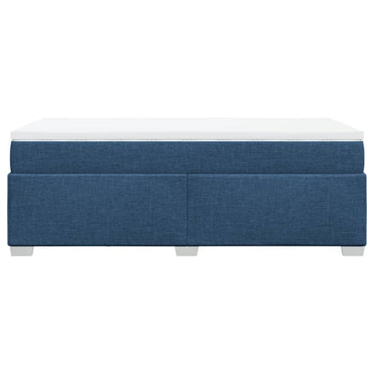 Giroletto a Molle con Materasso Blu 90x200 cm inTessuto | homemem39