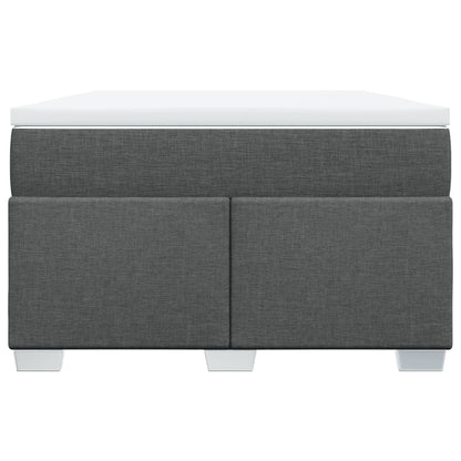 Giroletto a Molle con Materasso Grigio Scuro 120x190cm Tessuto | homemem39