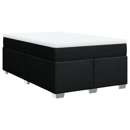 Giroletto a Molle con Materasso Nero 120x190 cm in Tessuto | homemem39