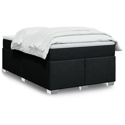 Giroletto a Molle con Materasso Nero 120x190 cm in Tessuto | homemem39