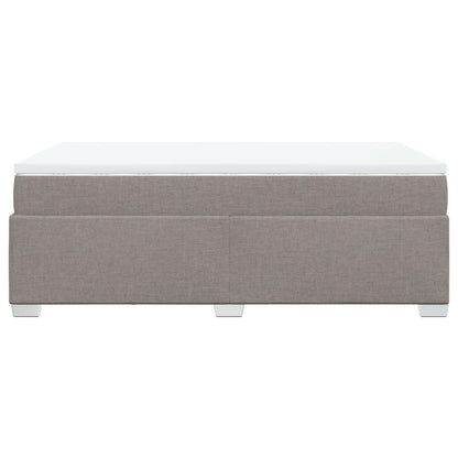 Giroletto a Molle con Materasso Tortora 120x190 cm in Tessuto | homemem39