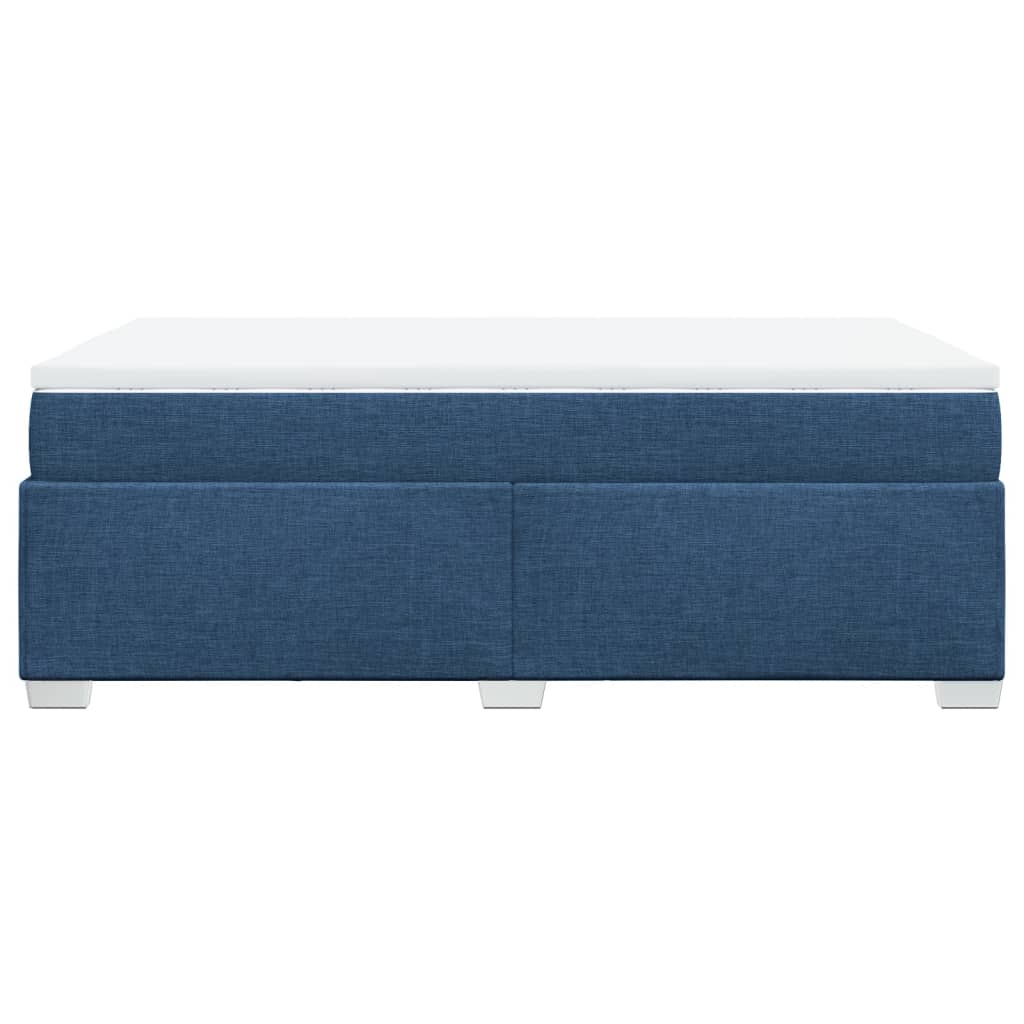 Giroletto a Molle con Materasso Blu 120x190 cm in Tessuto | homemem39
