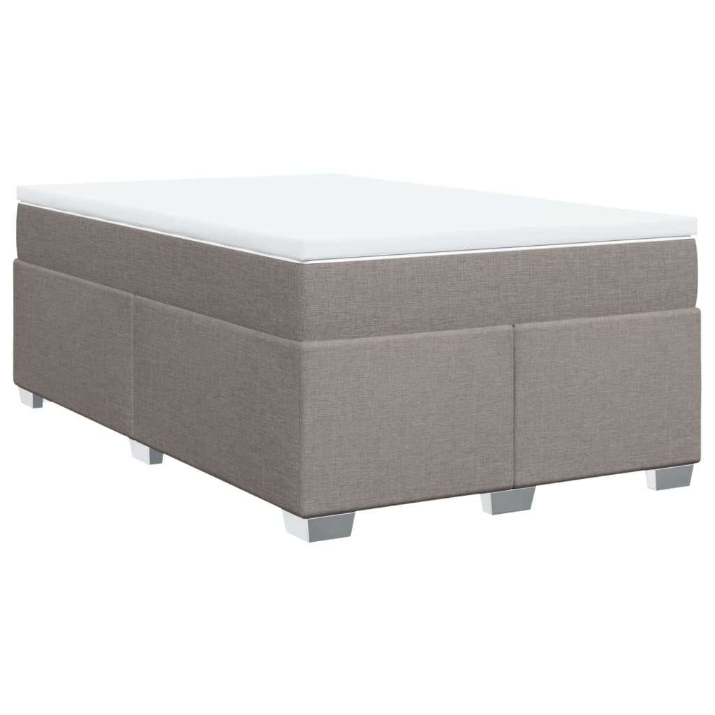 Giroletto a Molle con Materasso Tortora 120x200 cm in Tessuto | homemem39