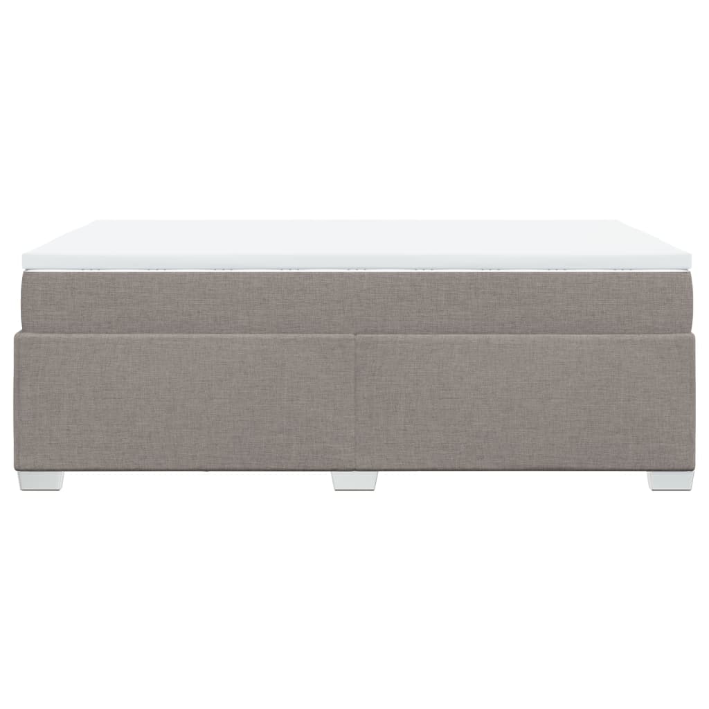 Giroletto a Molle con Materasso Tortora 120x200 cm in Tessuto | homemem39