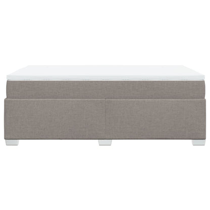 Giroletto a Molle con Materasso Tortora 120x200 cm in Tessuto | homemem39