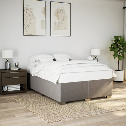 Giroletto a Molle con Materasso Tortora 160x200 cm in Tessuto | homemem39